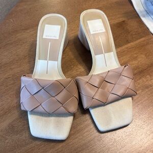 Dolce Vita Tan Block Heel - Size 6.5